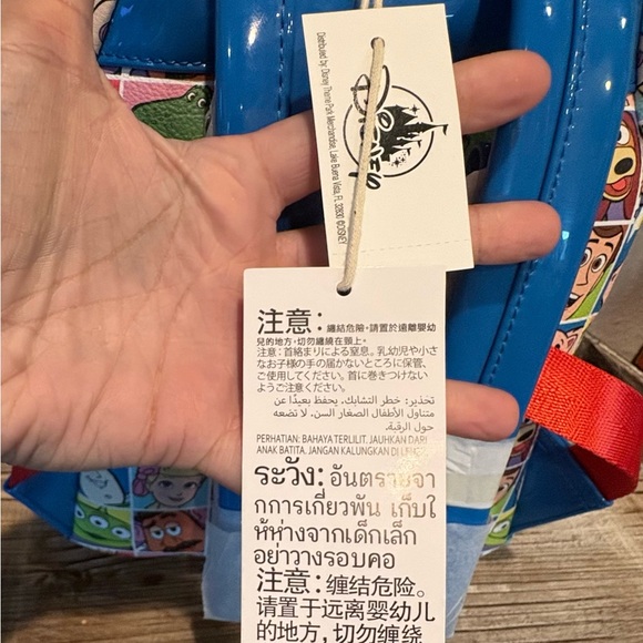 Disney Parks Exclusive Loungefly HardTag Toy Story  AOP Character Backpack, BNWT - Picture 8 of 8